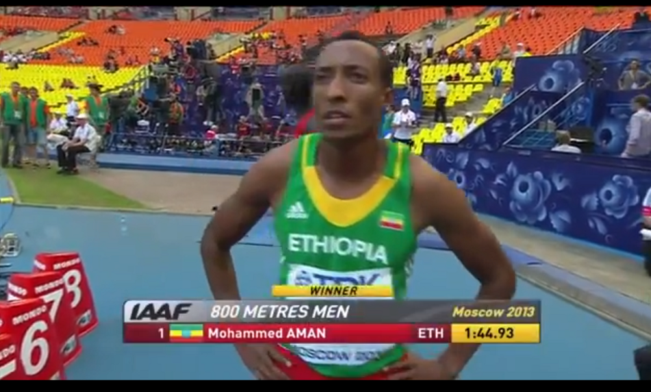Mohammed Aman 2013 800m