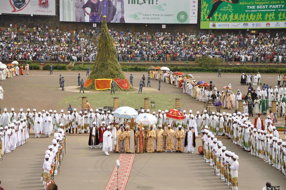 Demera Celebration at Meskel Square Addis Ababa Ethiopia